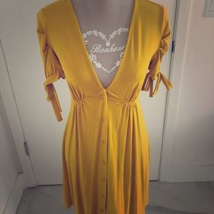 Yellow dress